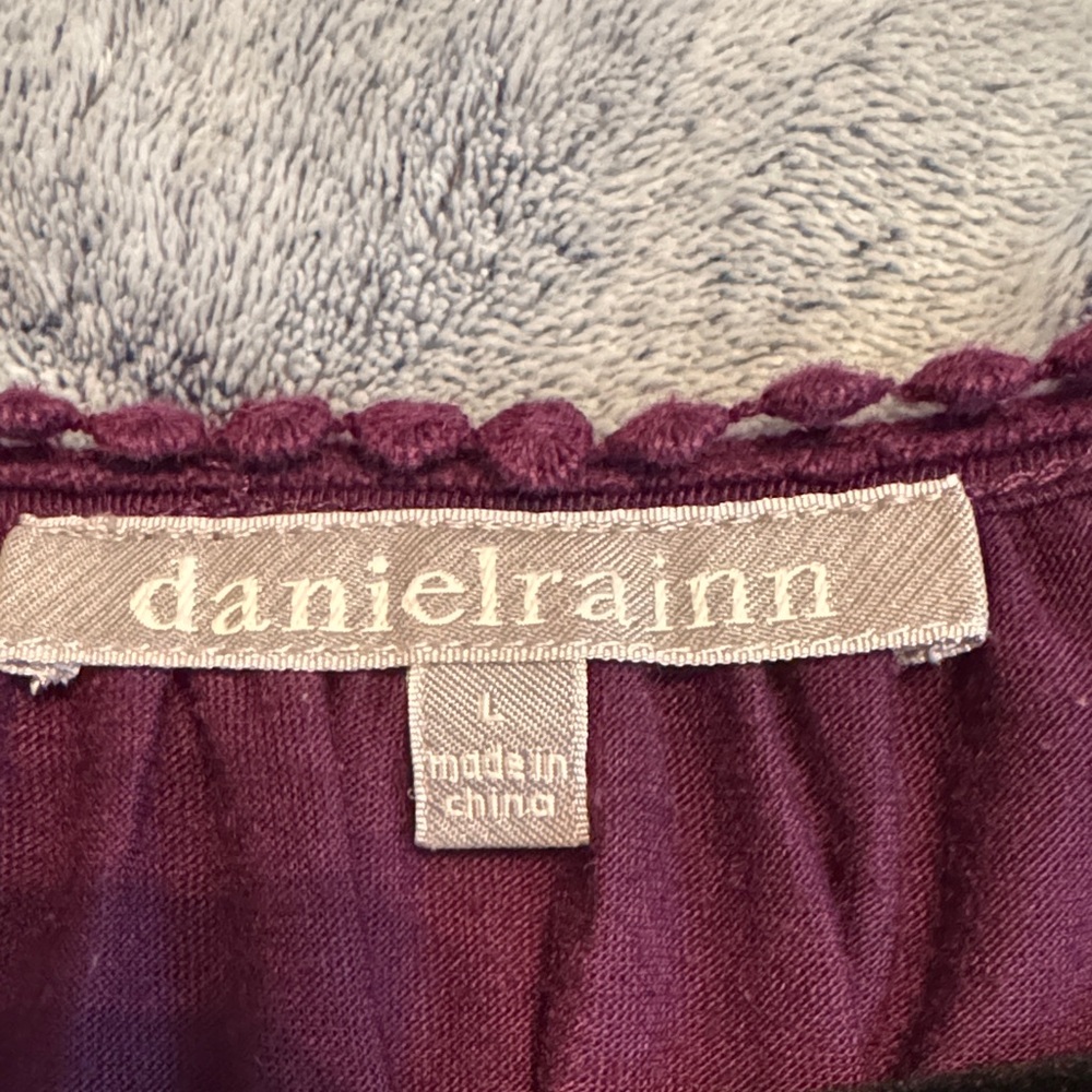 Daniel Rainn Rich Purple Blouse